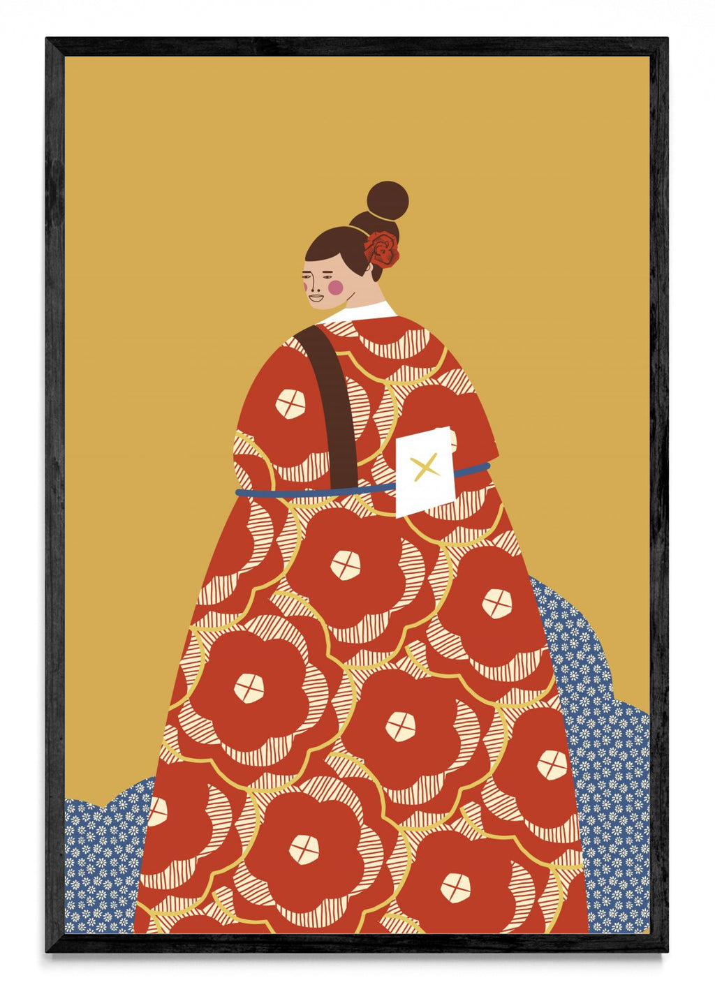 Mujer con Kimono Rojo - FotoV N