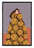 Mujer con vestido marrón - FotoV N