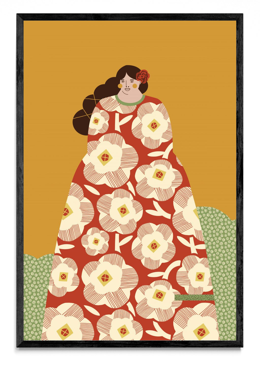 Mujer con Kimono Rojo - FotoV N