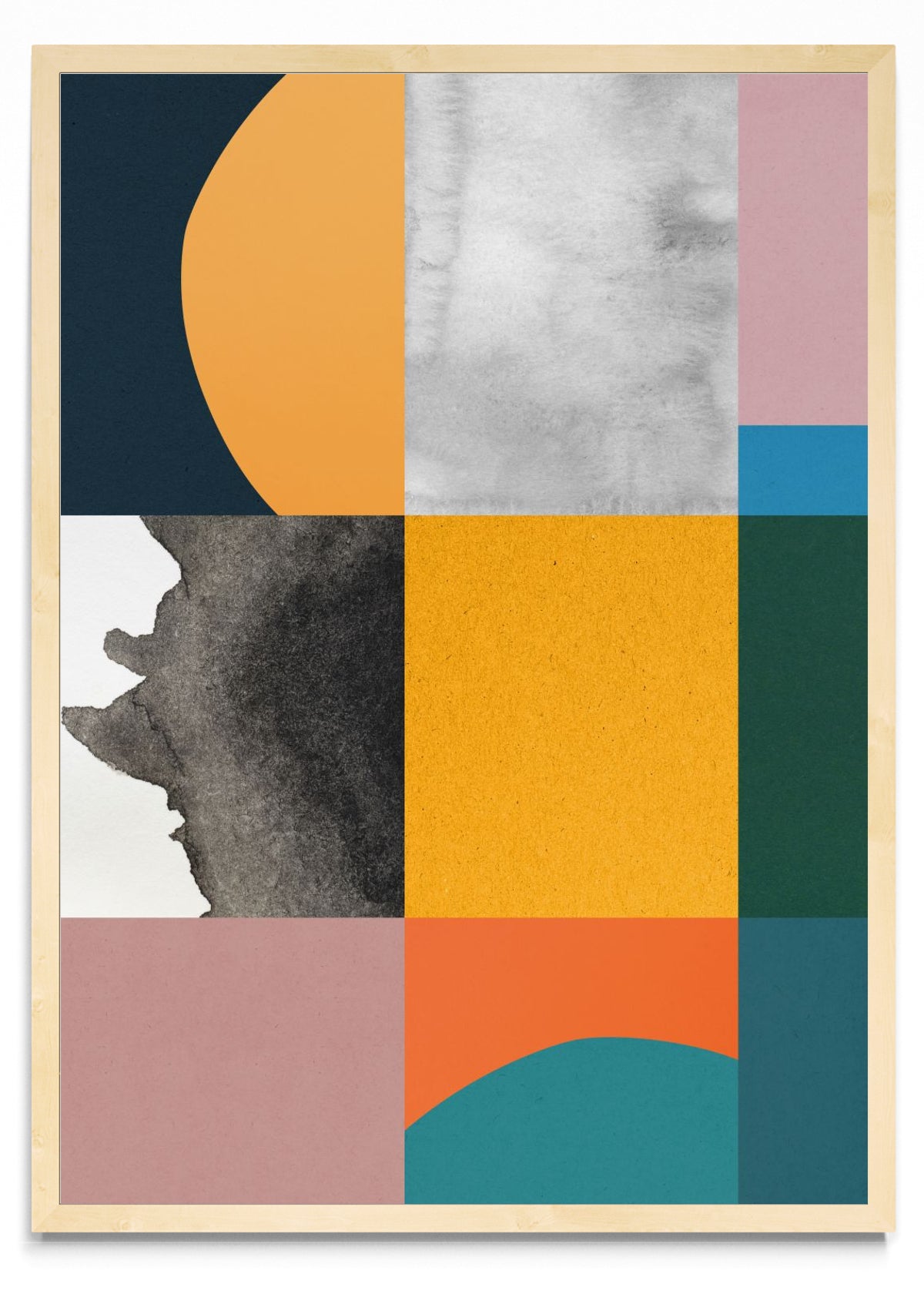 Collage abstracto 1 - Retrato MC