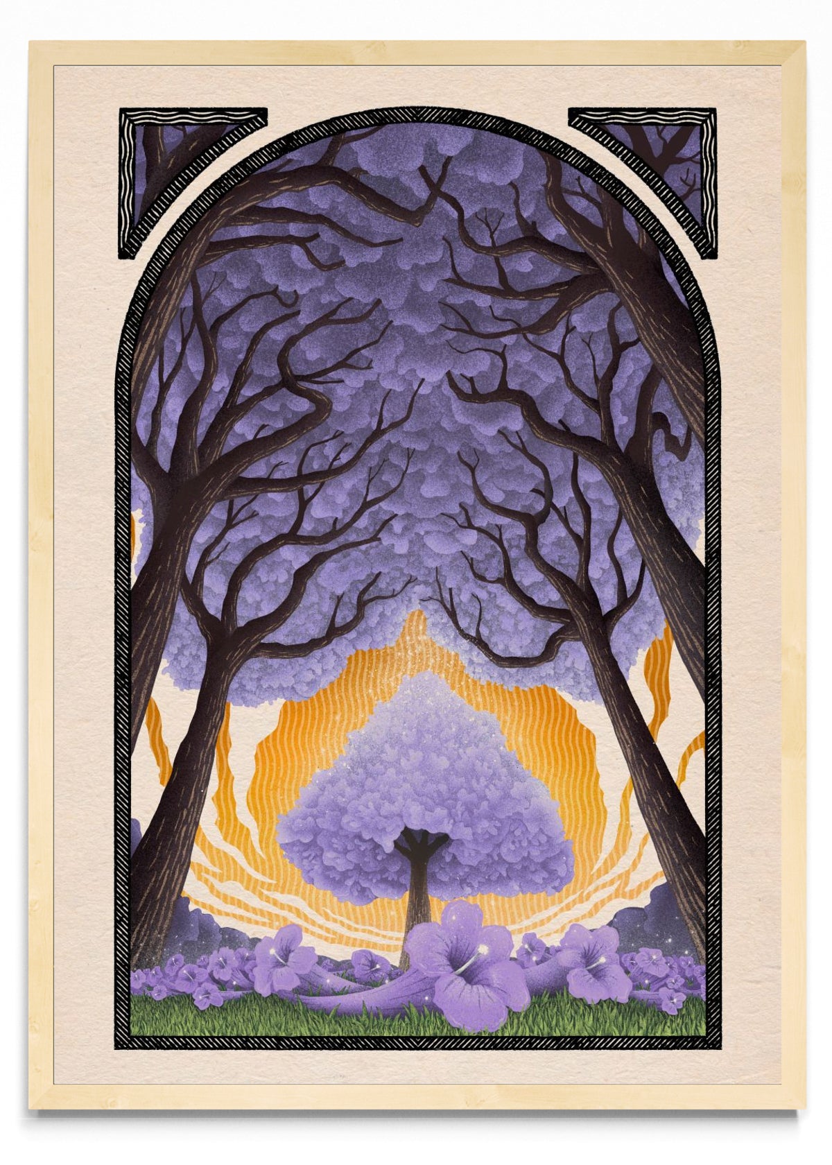 Trees of life - jacarandá - Retrato MC