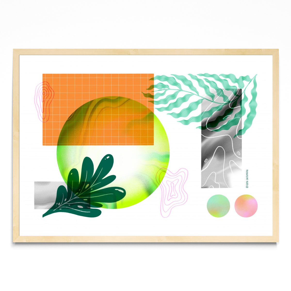 Geo abstract collage - Paisaje MC