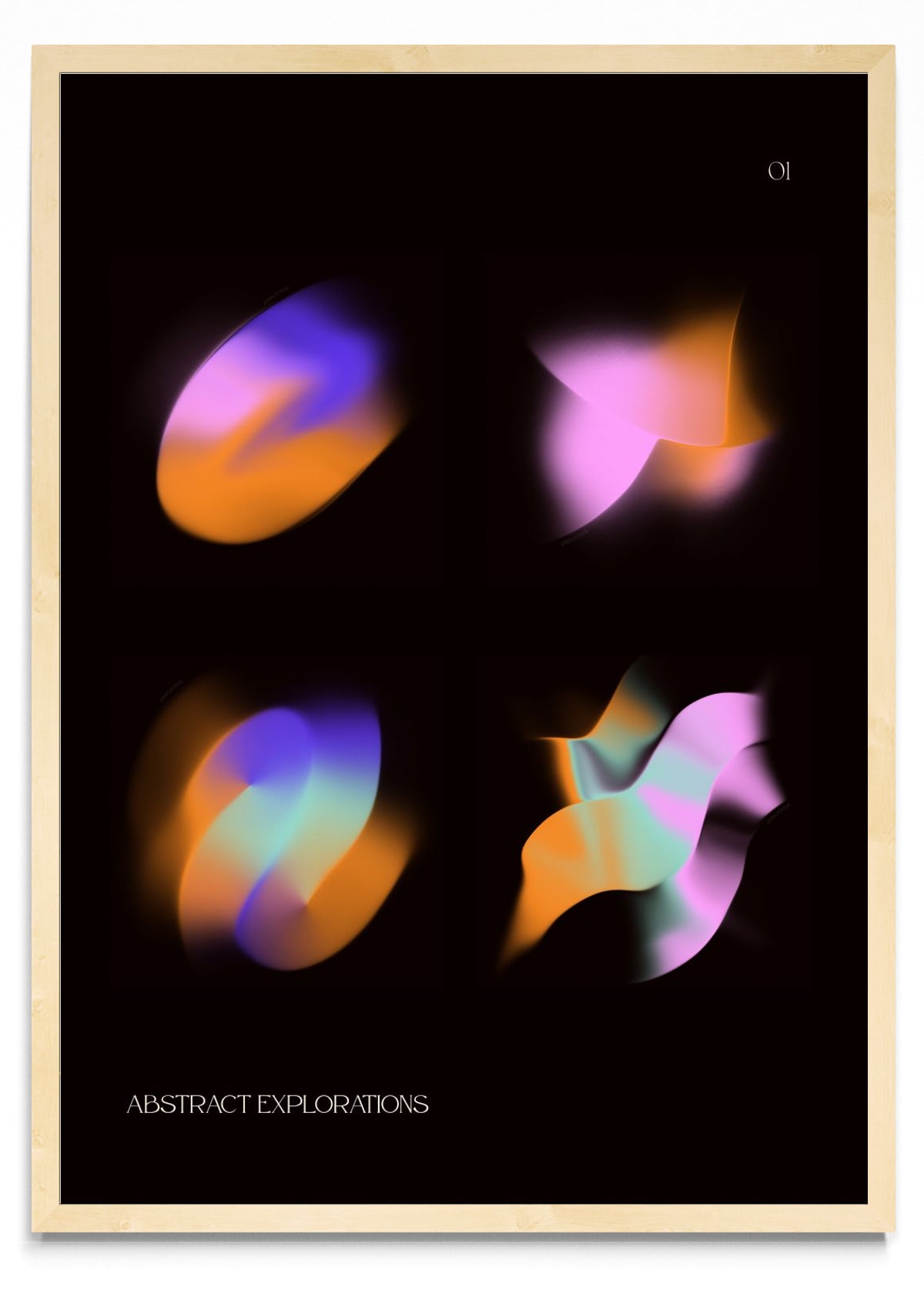 Abstract explorations collage - Retrato MC