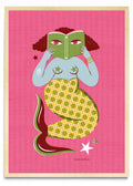 Sirena Lectora (color 2) - Retrato MC