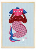 Sirena Lectora (color 3) - Retrato MC