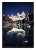 El Chalten iluminado por las estrellas - FotoV N