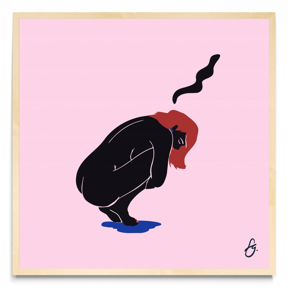 Quietecita Rosa - Cuadrado MC