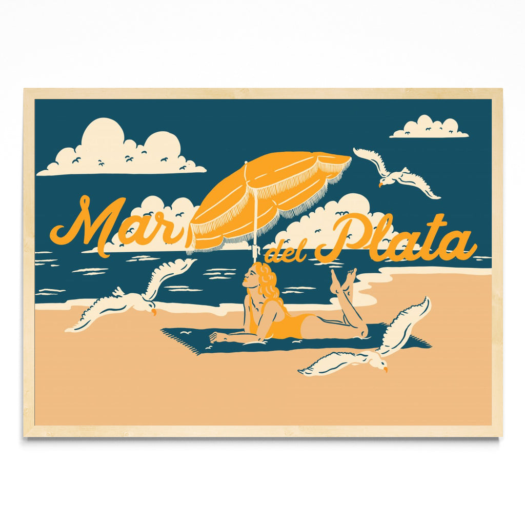 Recuerdo de mar del plata - Paisaje MC