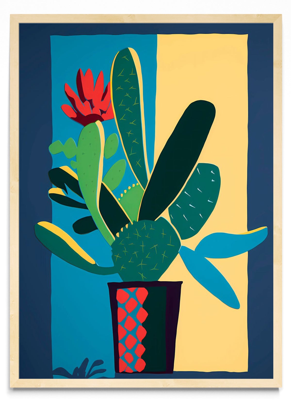 Cactus en Flor - Retrato MC