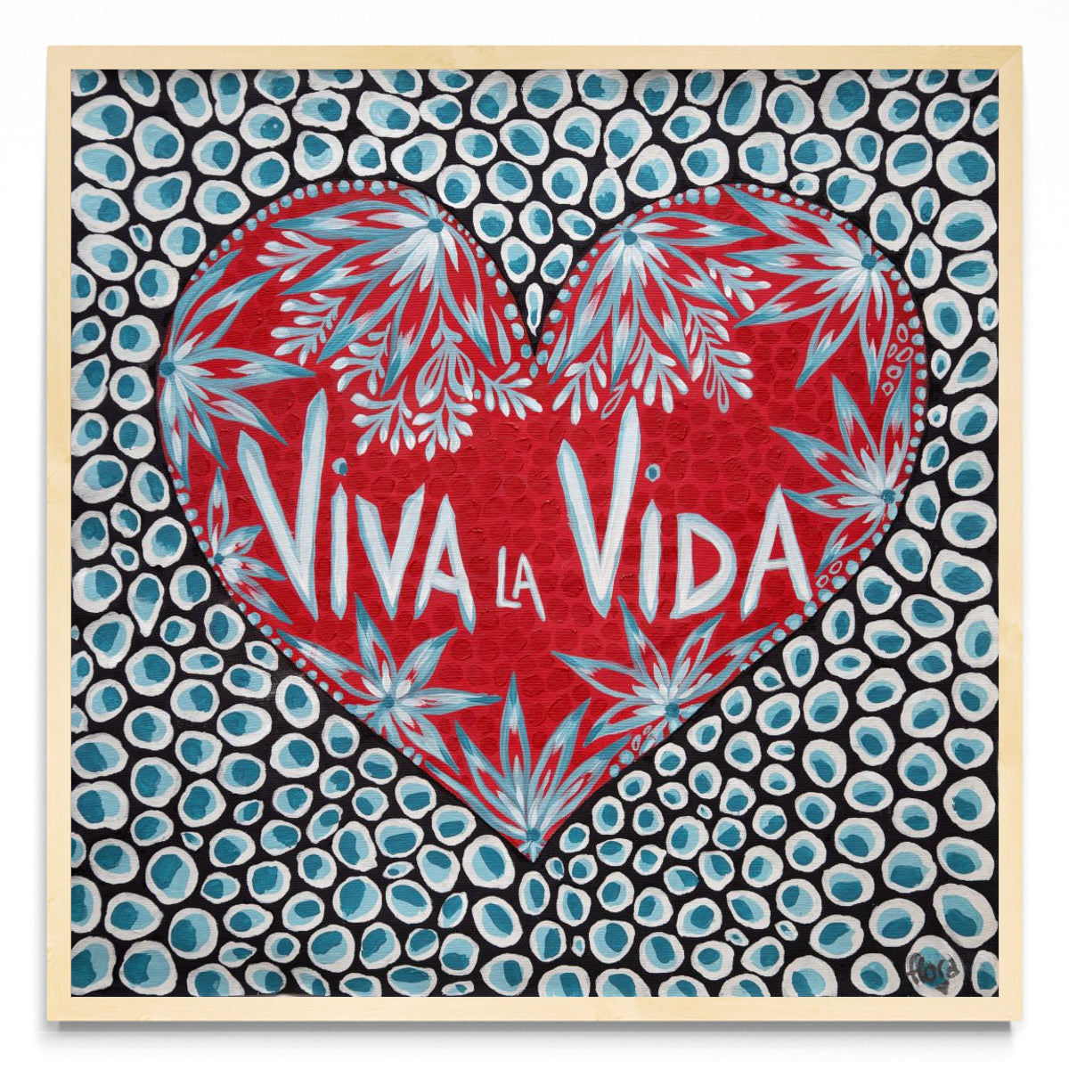 Viva la vida red - Cuadrado MC