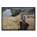 Niño de tribu de Ethiopia - FotoH N