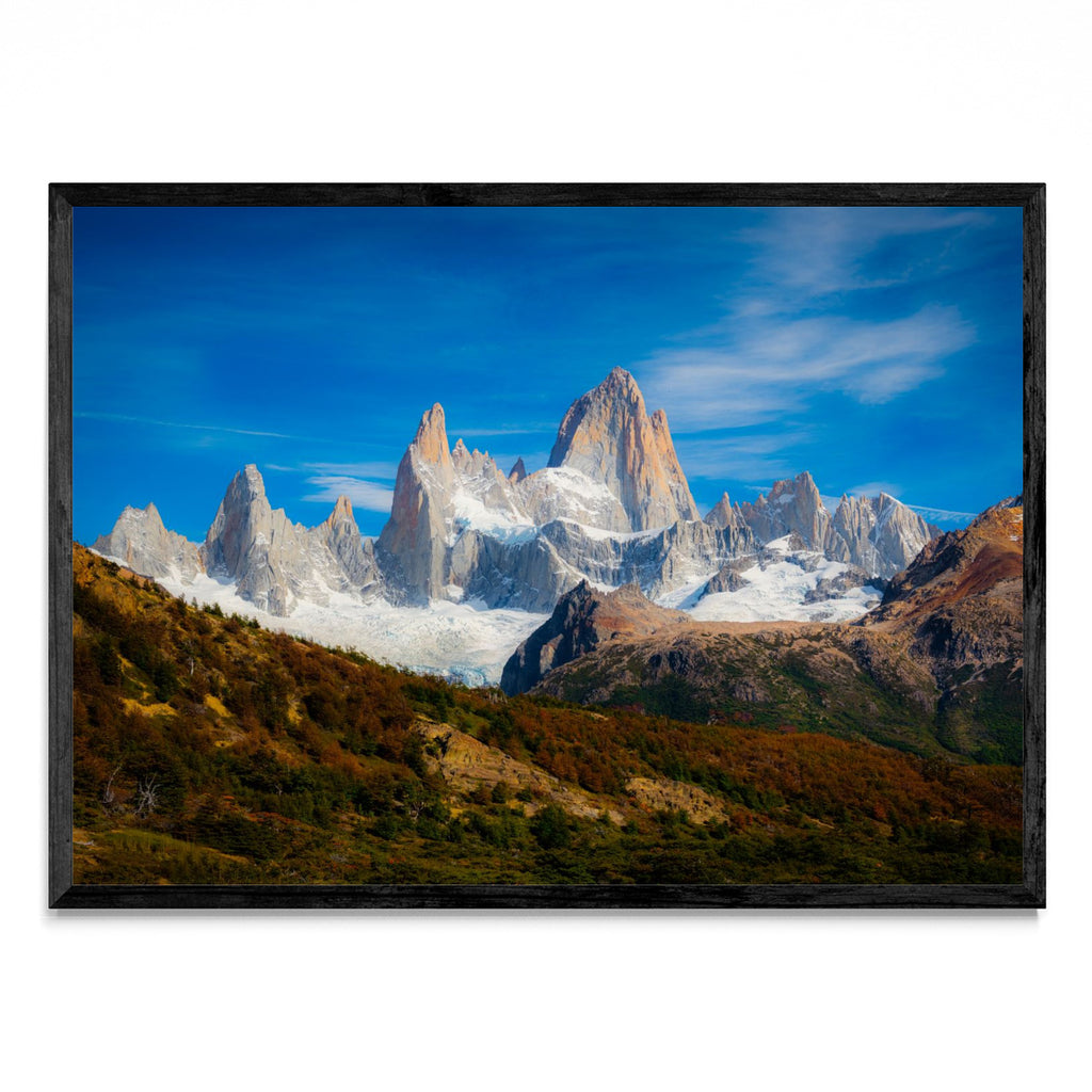 Fitz Roy desde el valle. - Paisaje N