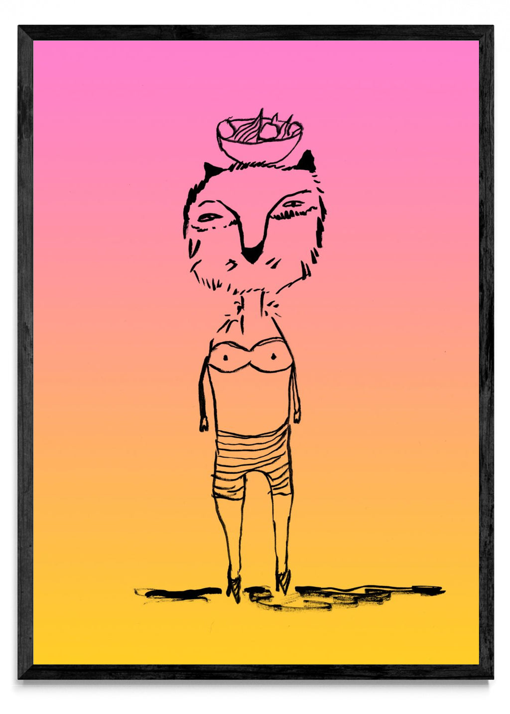 Gatx con frutera - Retrato N