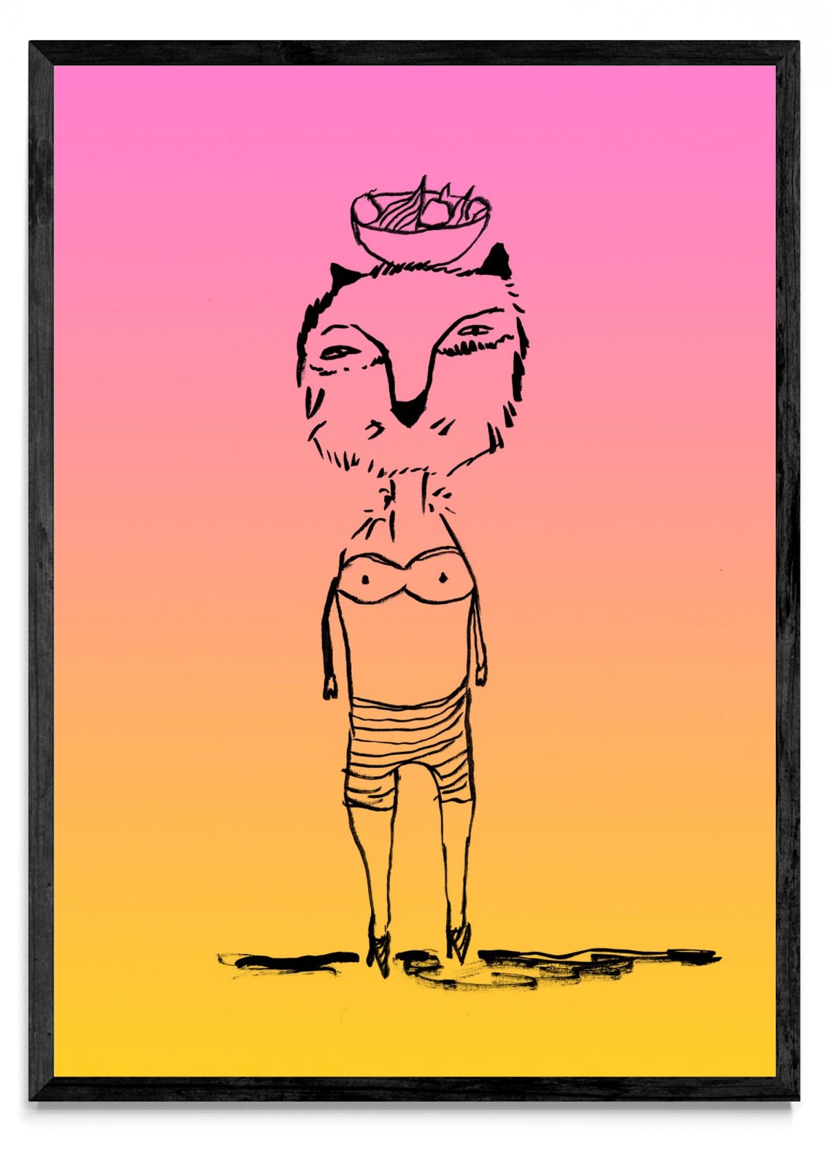 Gatx con frutera - Retrato N