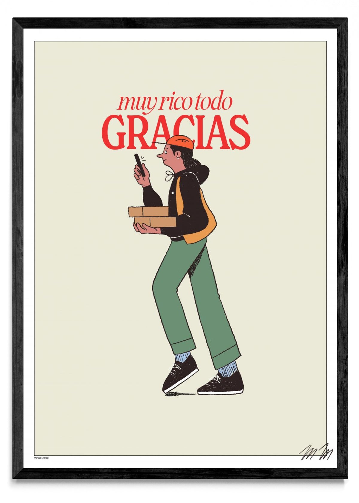Muy rico todo Gracias - Retrato N