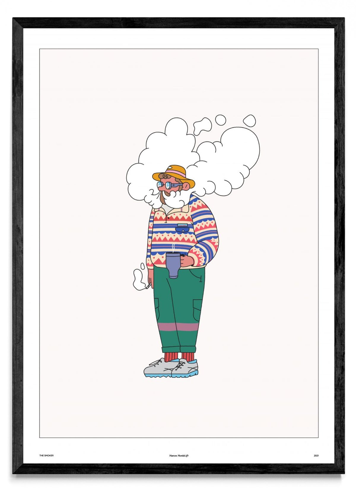 The Smoker - Retrato N