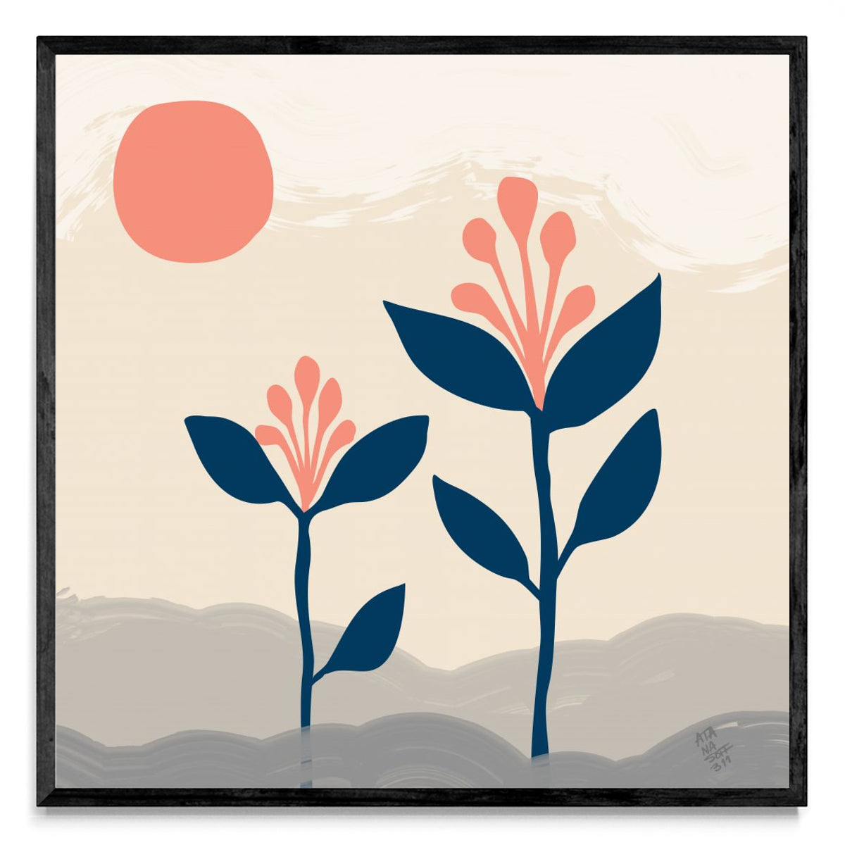 Flores en el desierto - Cuadrado N