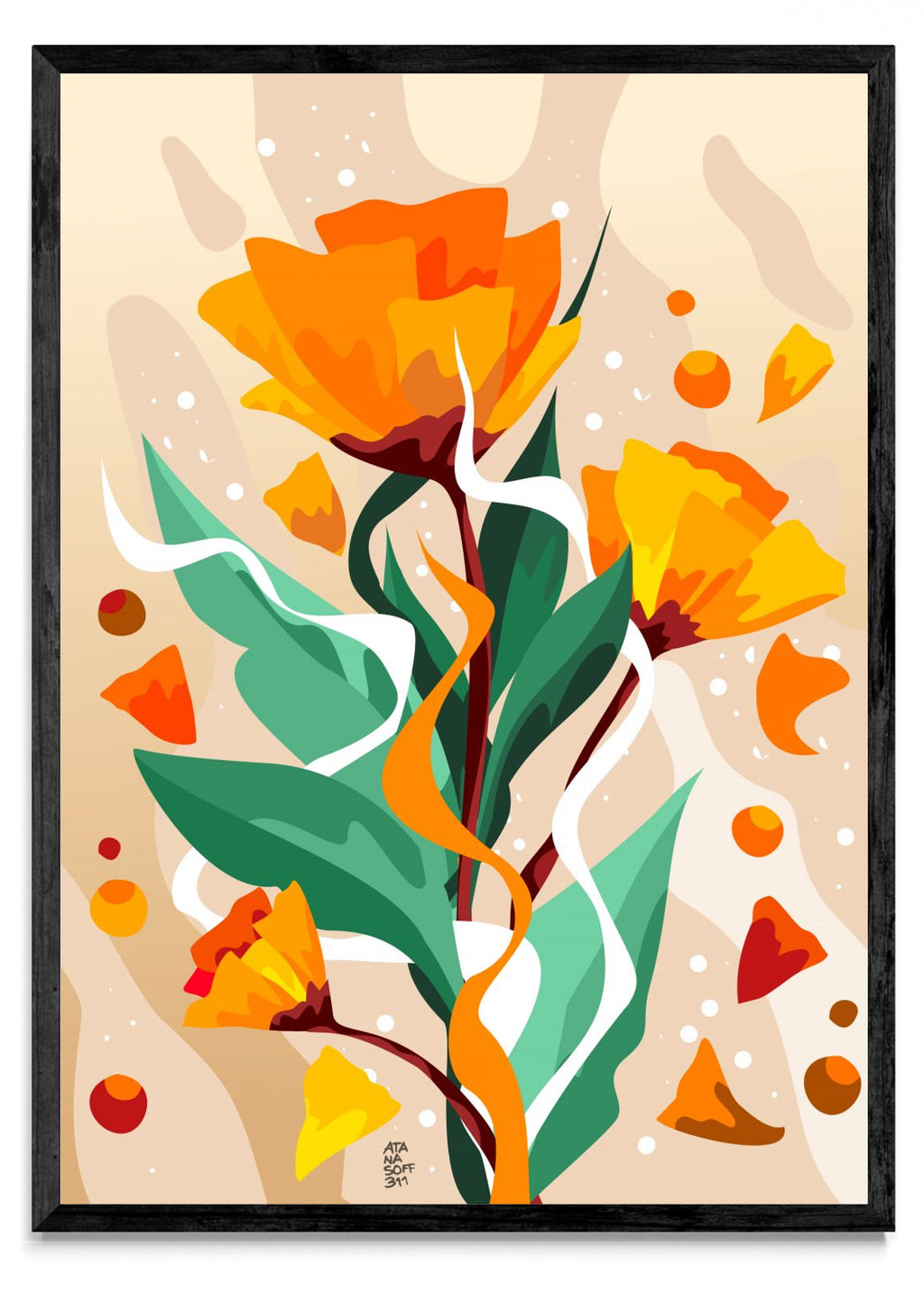 Flores #14 - Retrato N