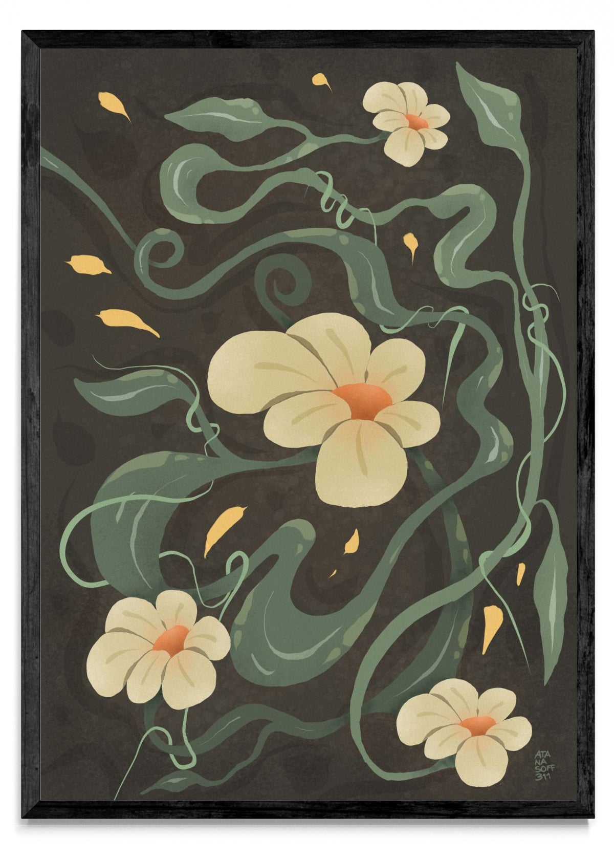 Flores #45 - Retrato N