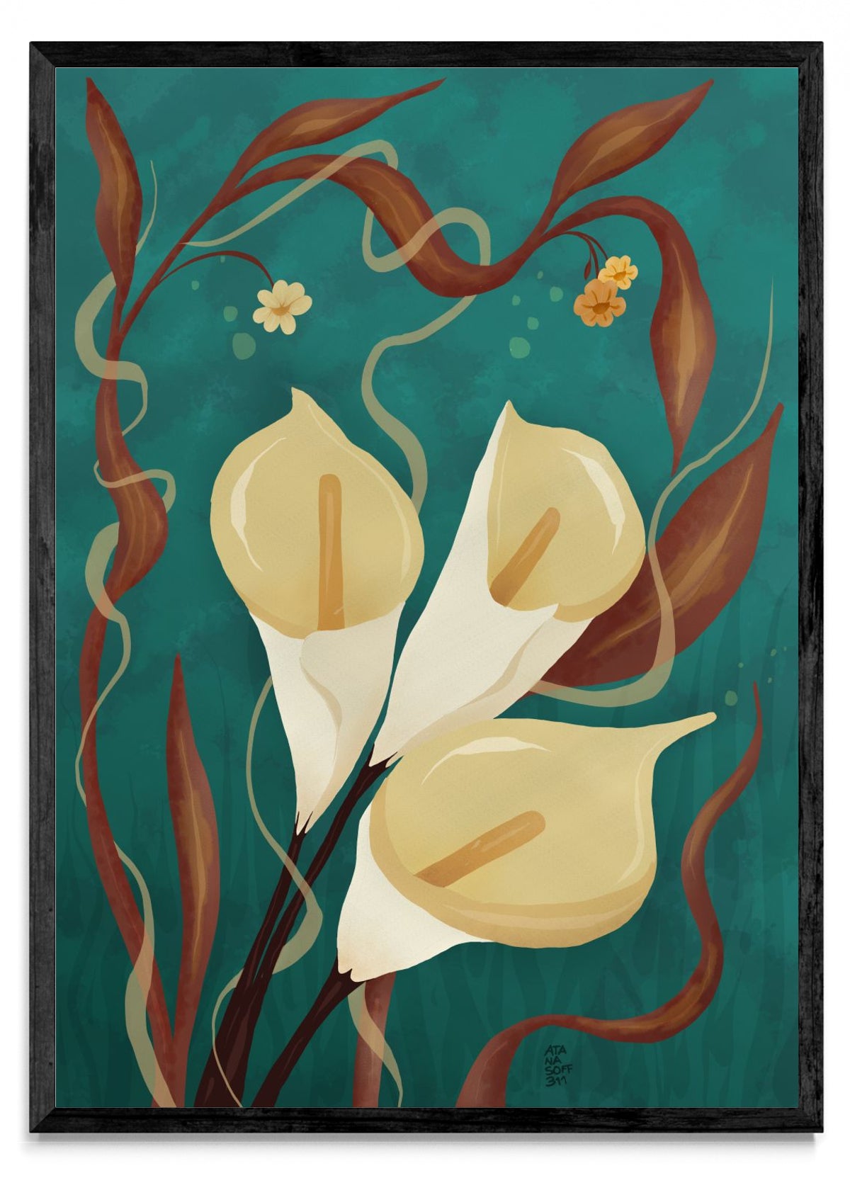 Flores #46 - Retrato N