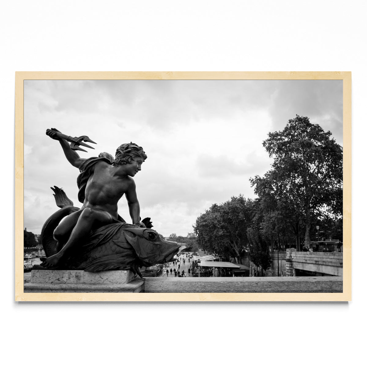 Estatua de un puente de París - FotoH MC