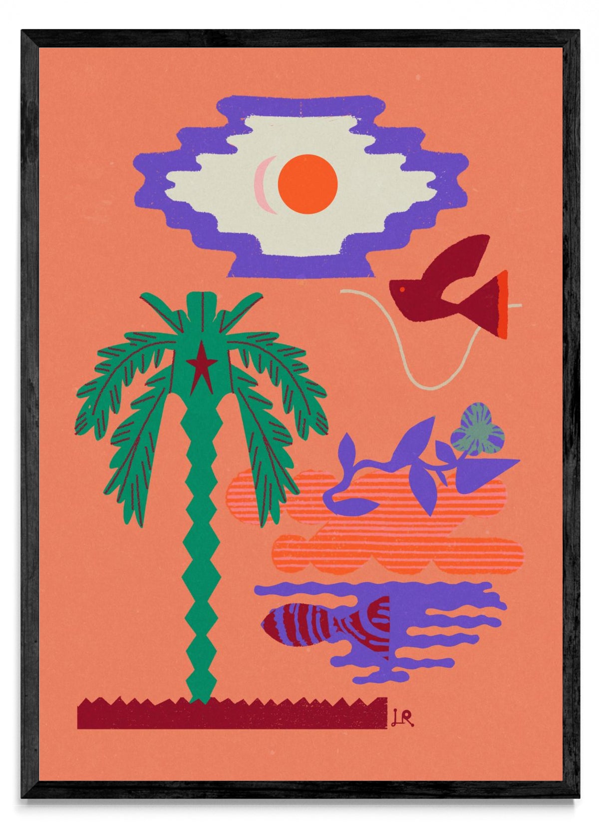 Palmera verano - Retrato N