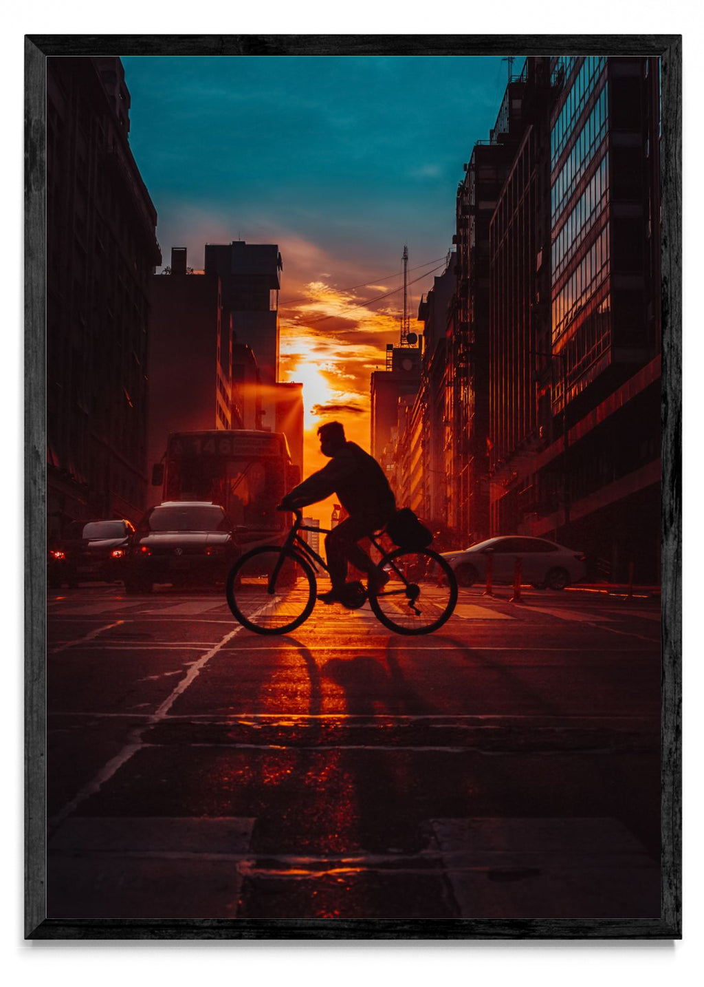 La bici y la tarde. - Retrato N