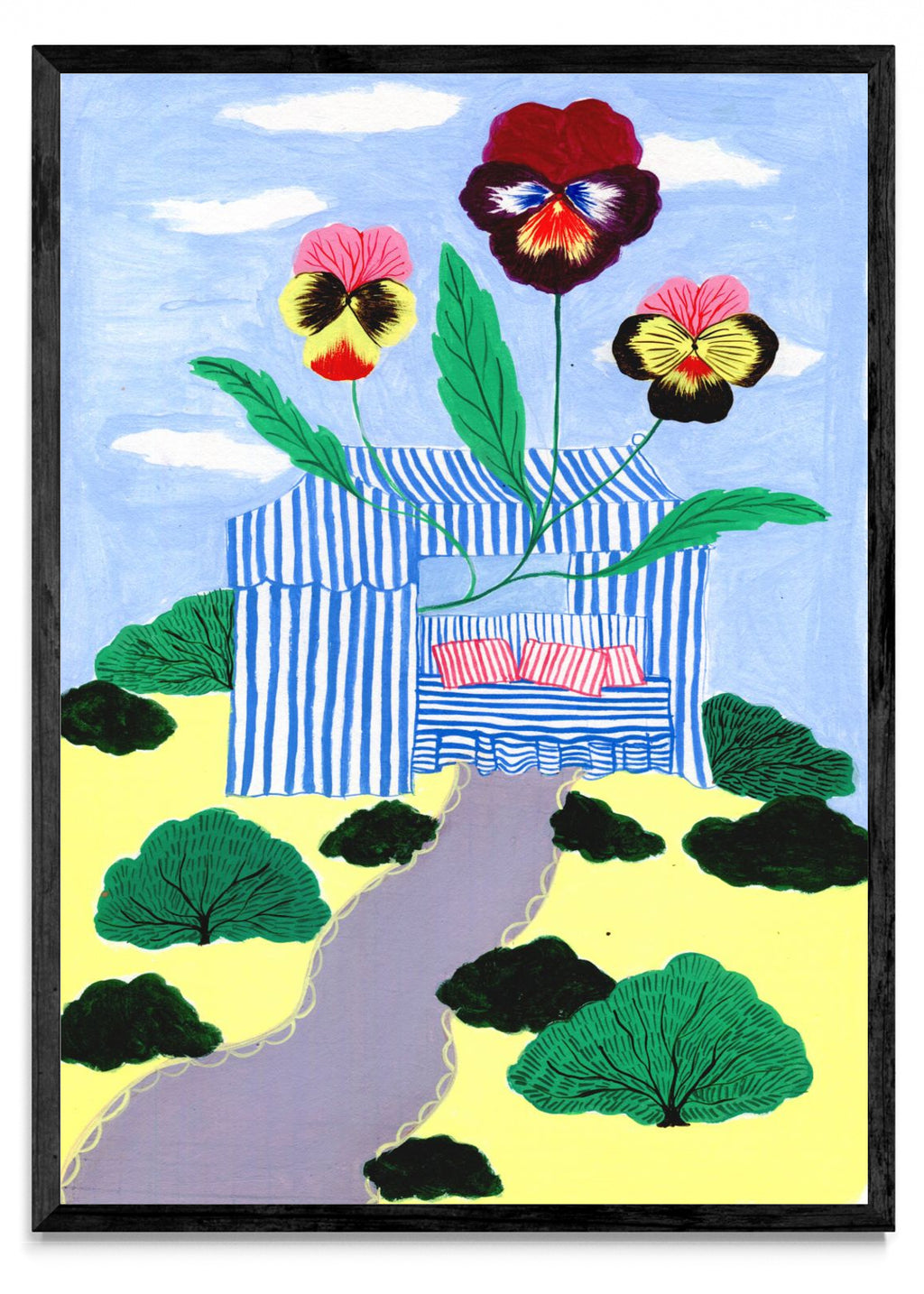 Carpa y pensamientos - Retrato N