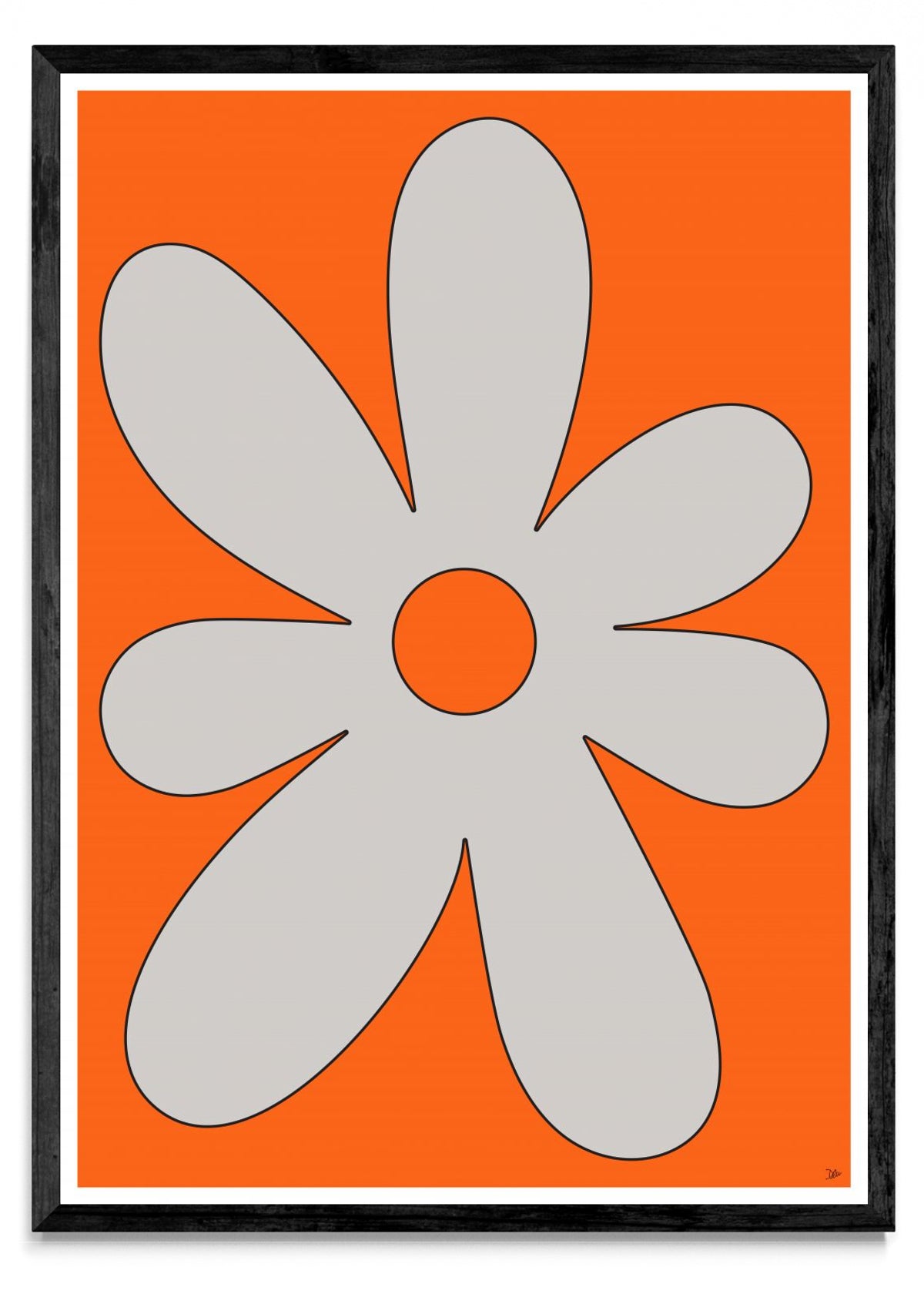 FLOR NARANJA - Retrato N