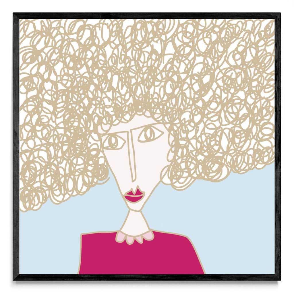 Mujer sorprendente - Cuadrado N