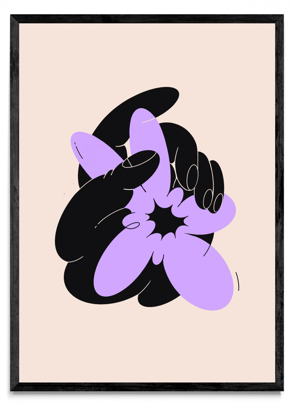 Mano con flor - Retrato N