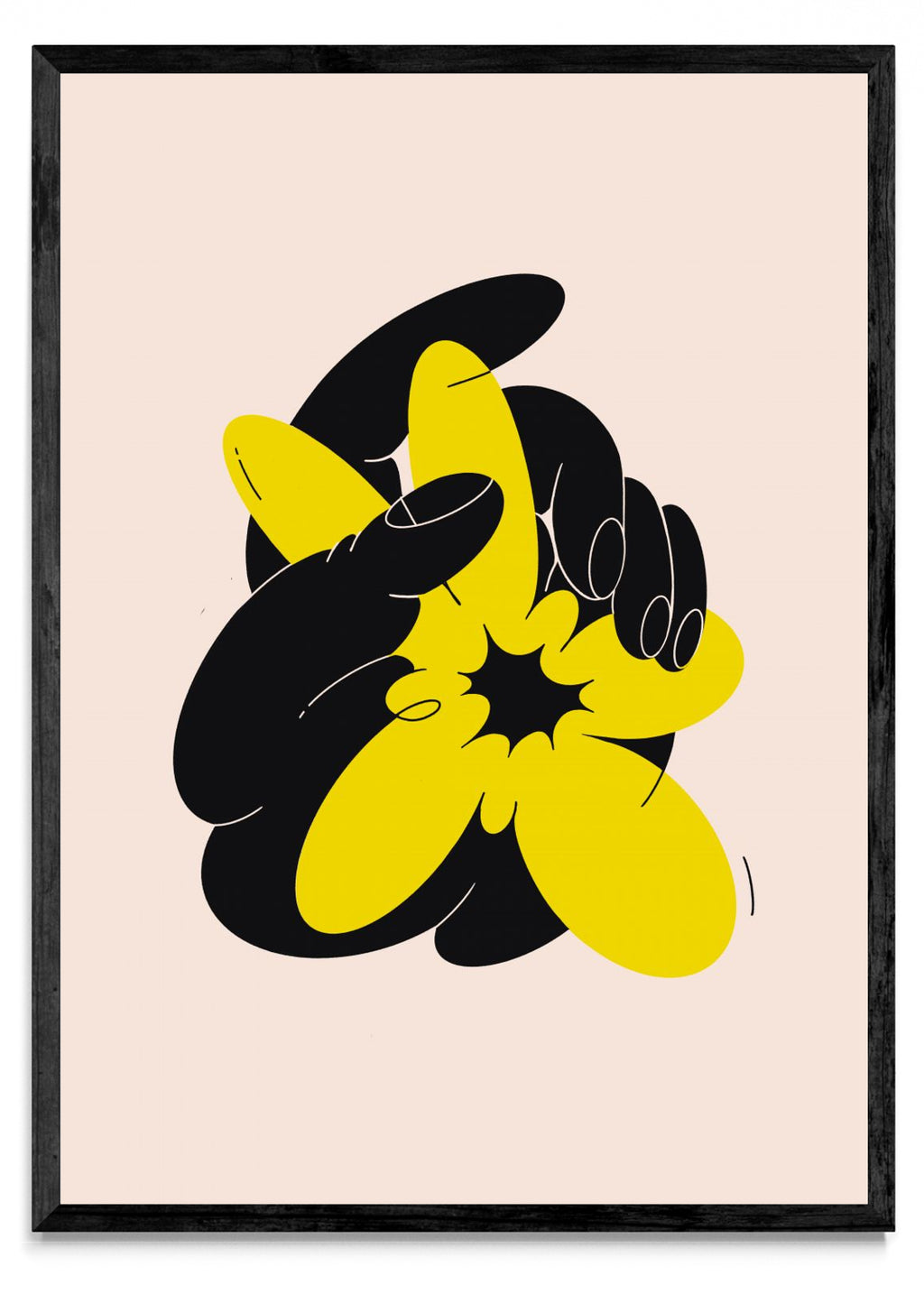 Mano con flor - Retrato N