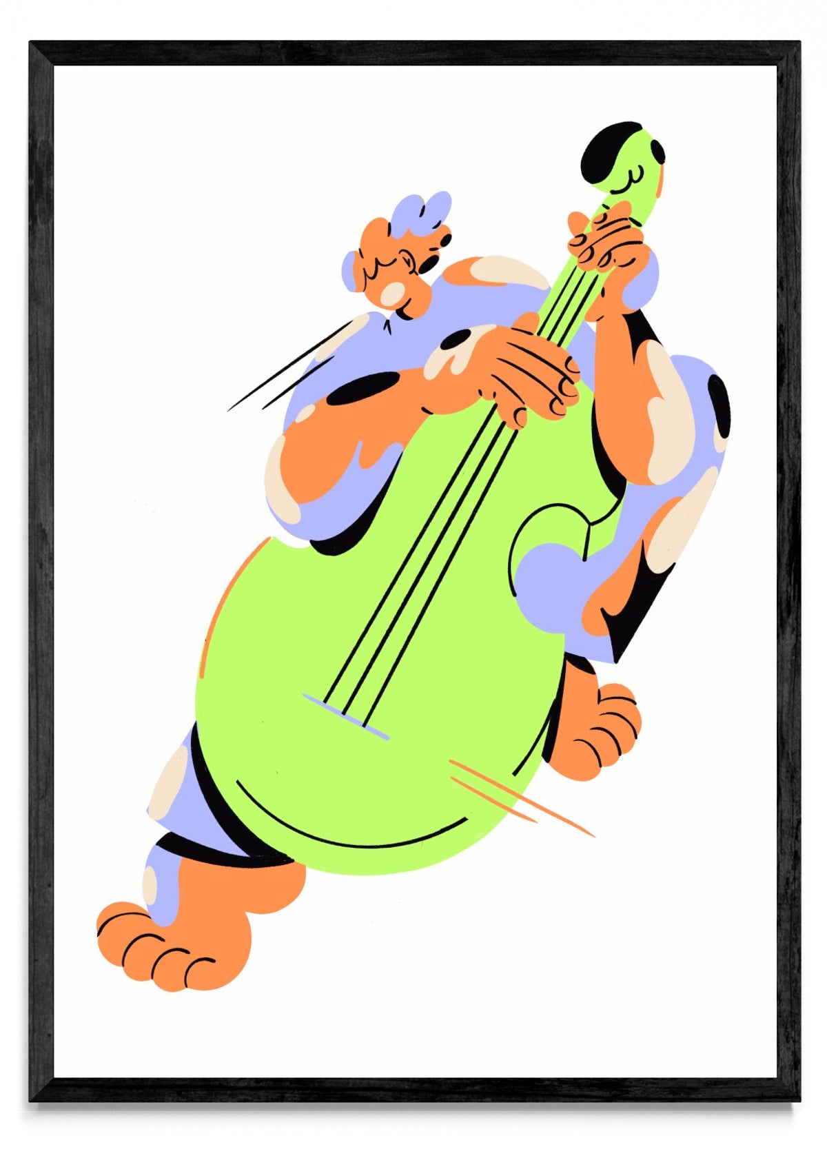 Música y Violoncello - Retrato N