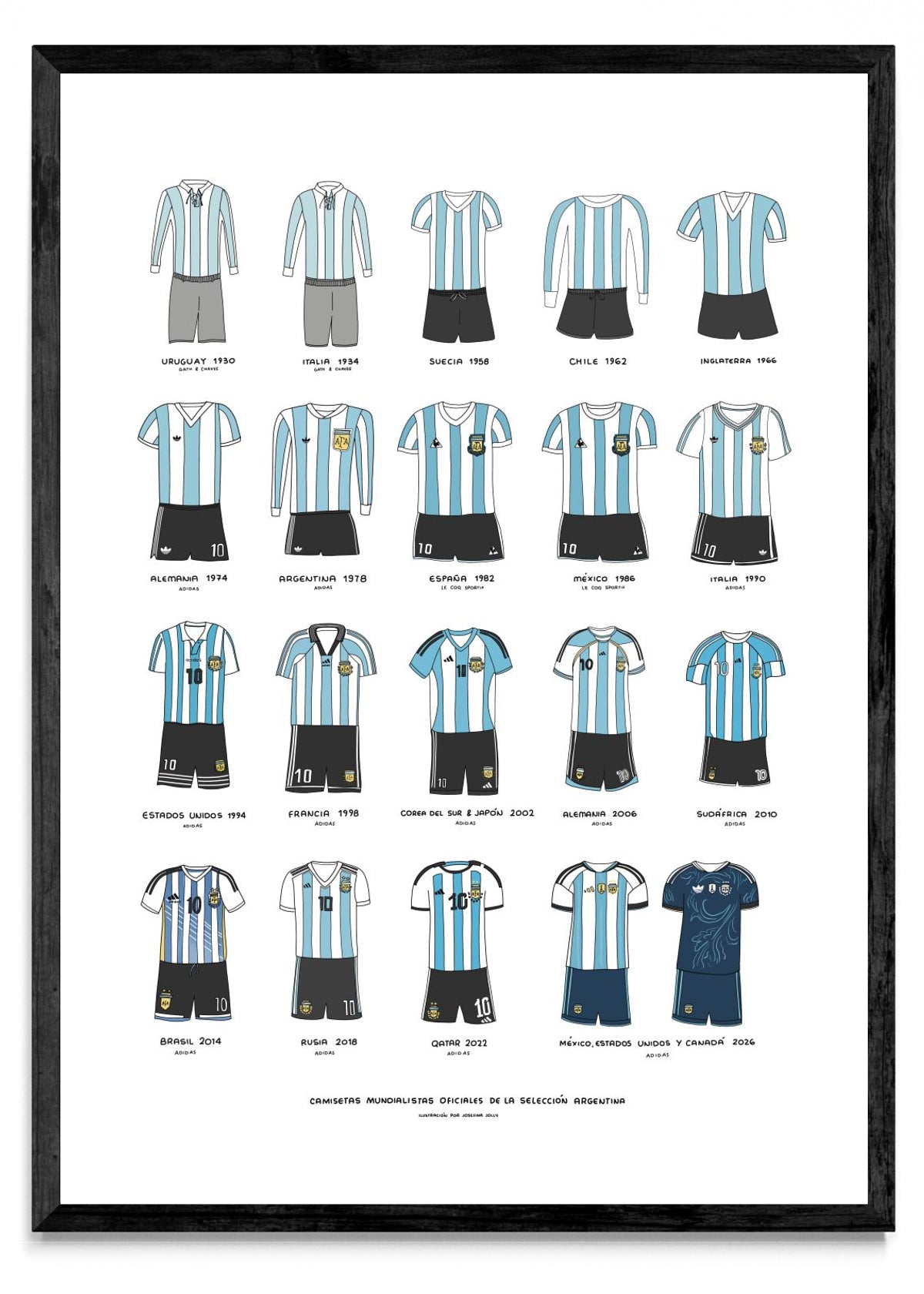CAMISETAS MUNDIALISTAS - Retrato N