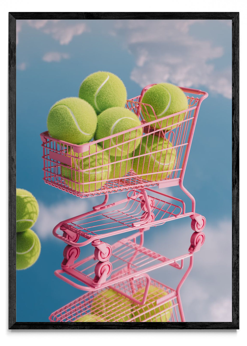 Shopping Cart Series - Tennis - Retrato N