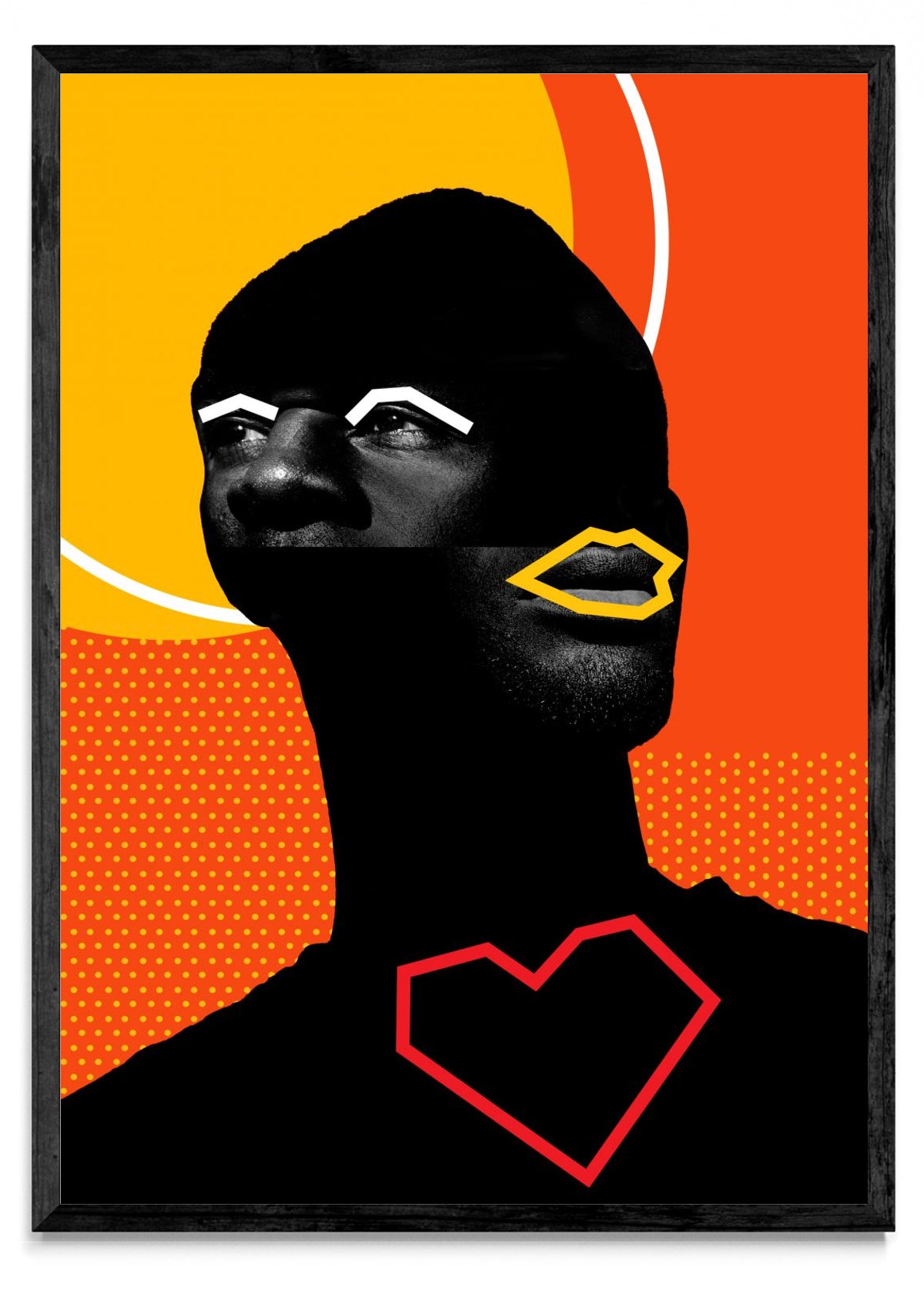 Collage enamorado - Retrato N