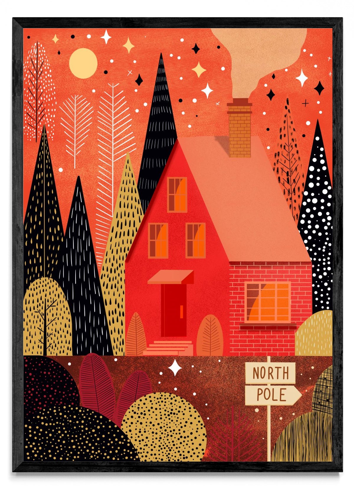 Casa del papa noel - Retrato N