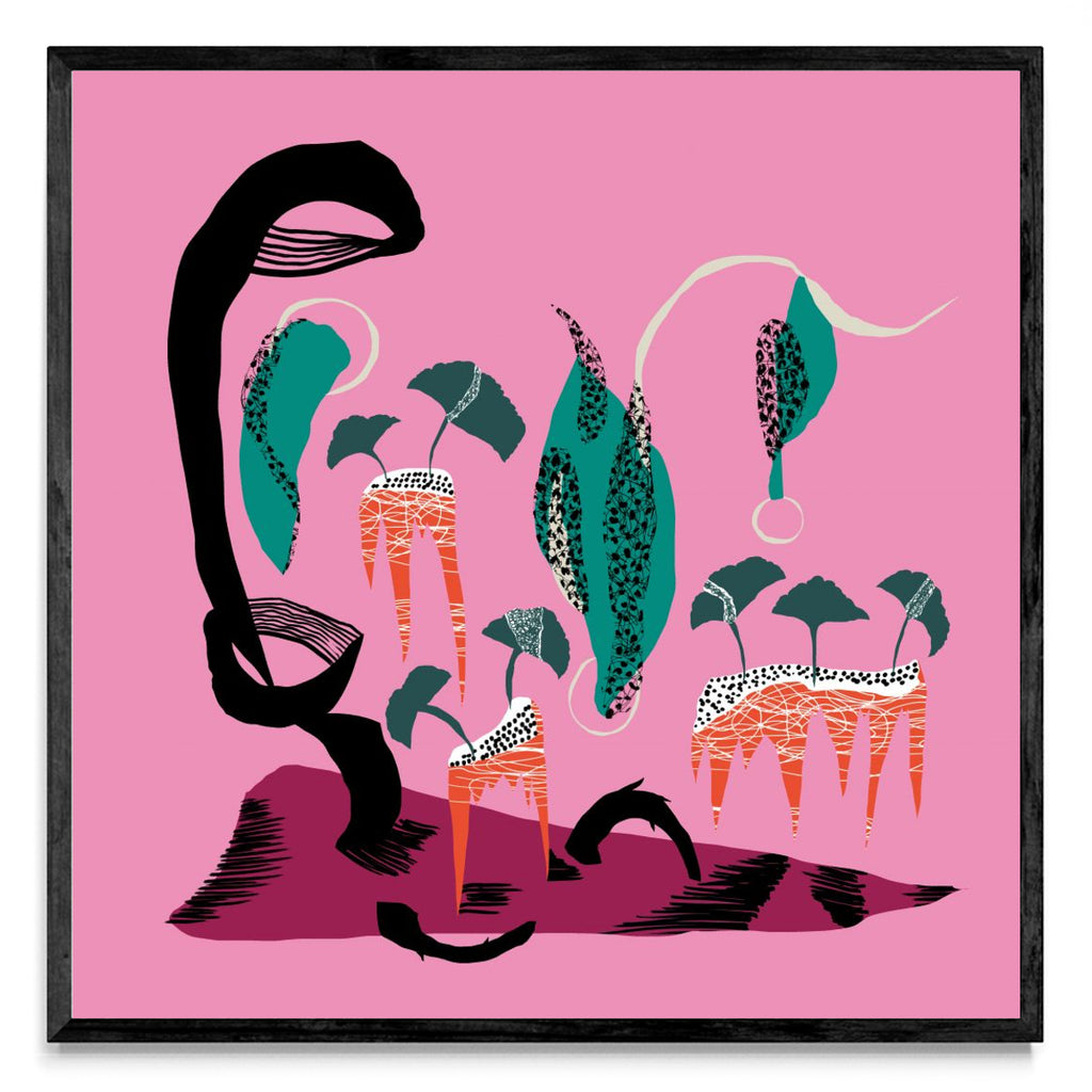 Paisaje con Ginkos. - Cuadrado N