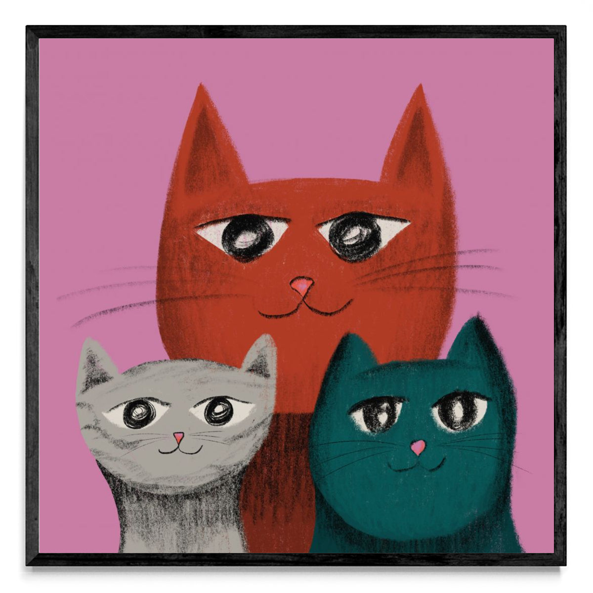 Gatitos - Cuadrado N