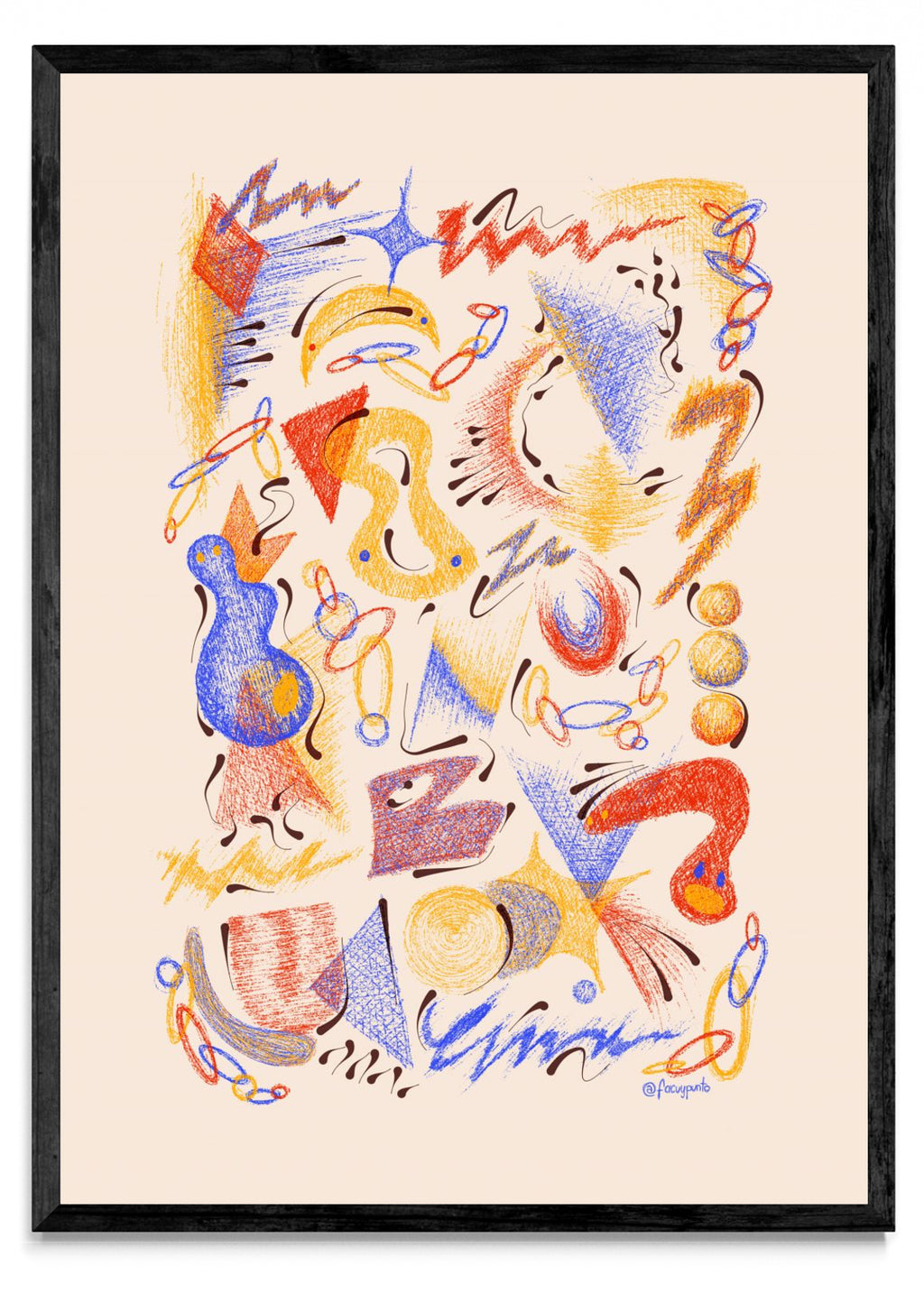 Asemic N1 - Retrato N