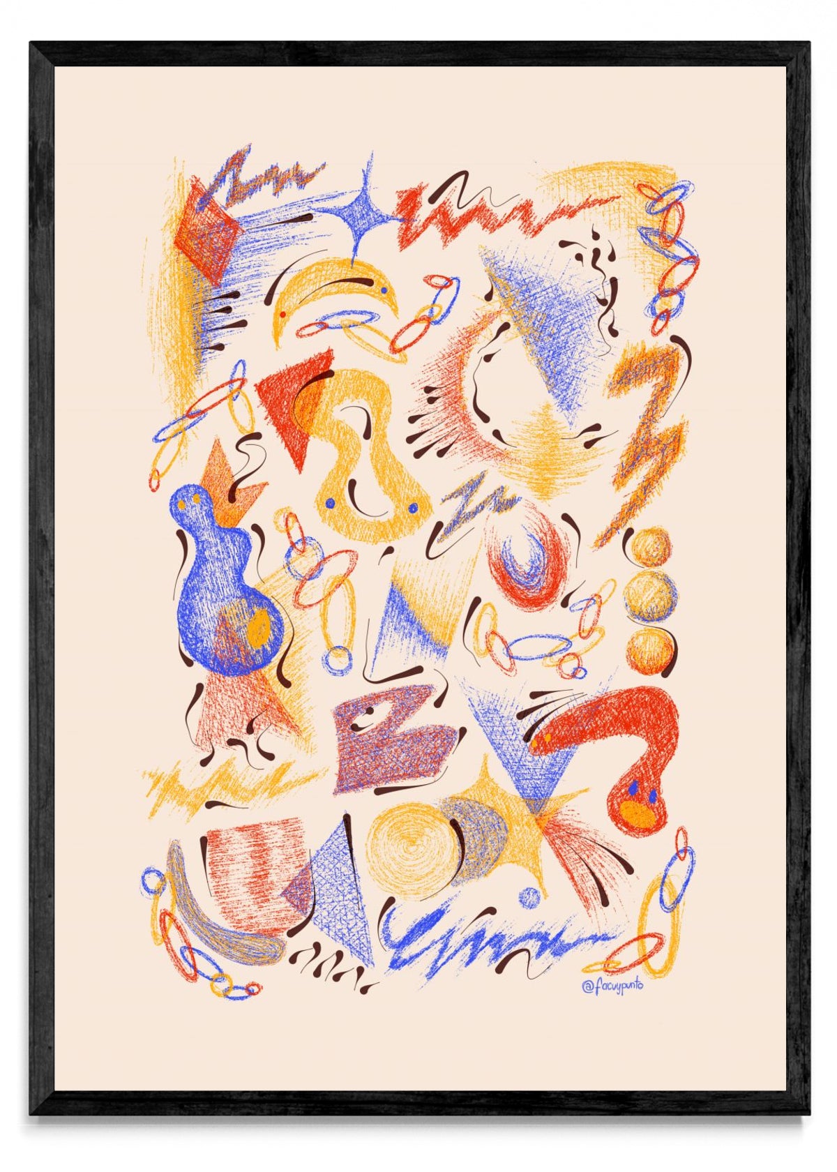 Asemic N1 - Retrato N