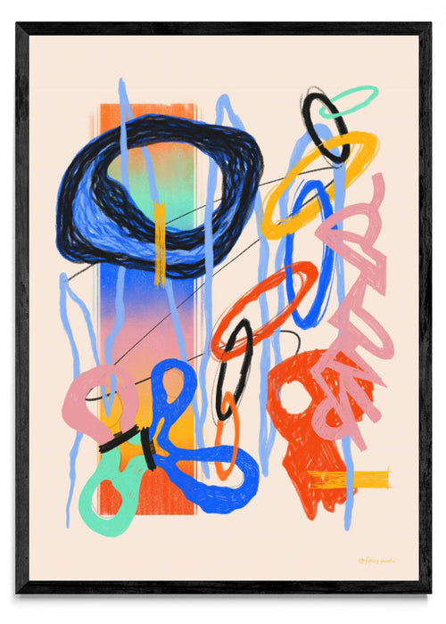 Asemic N4 - Retrato N