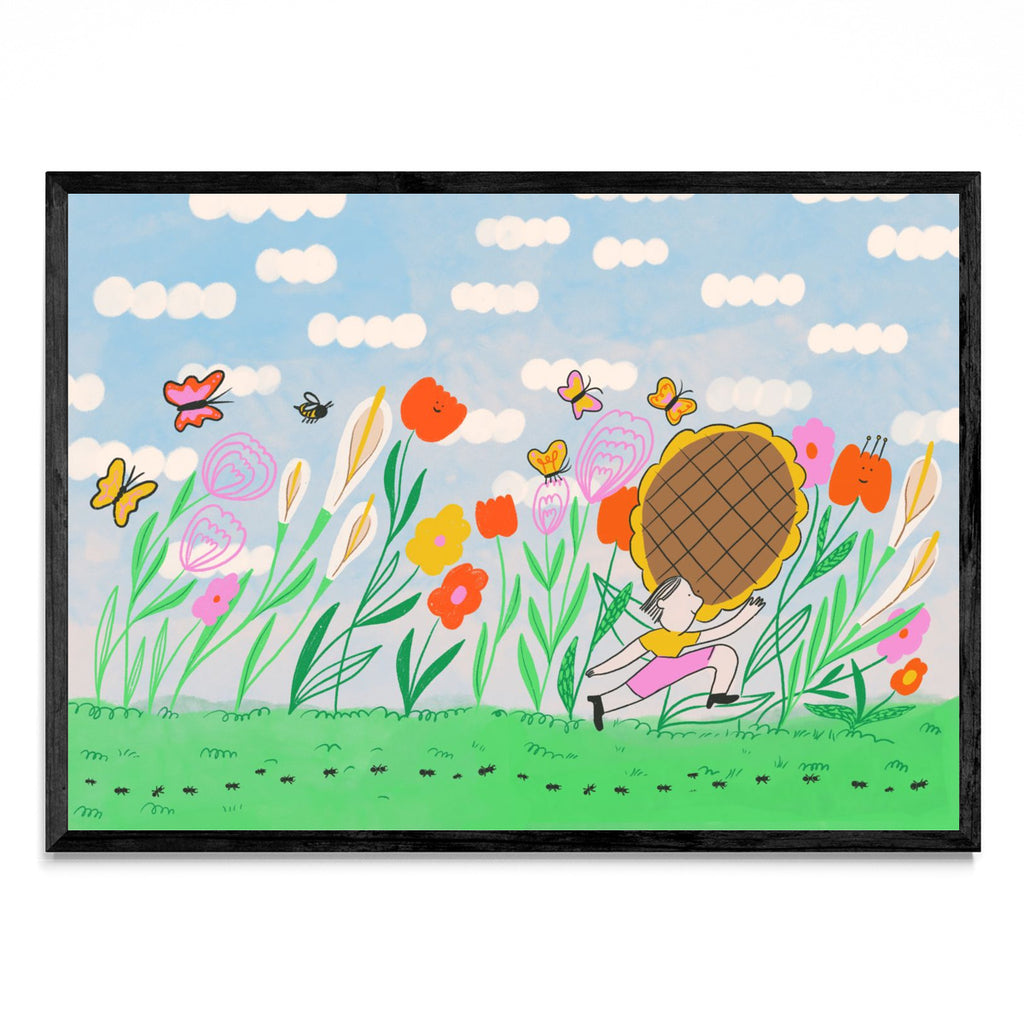 Descanso entre flores - Paisaje N