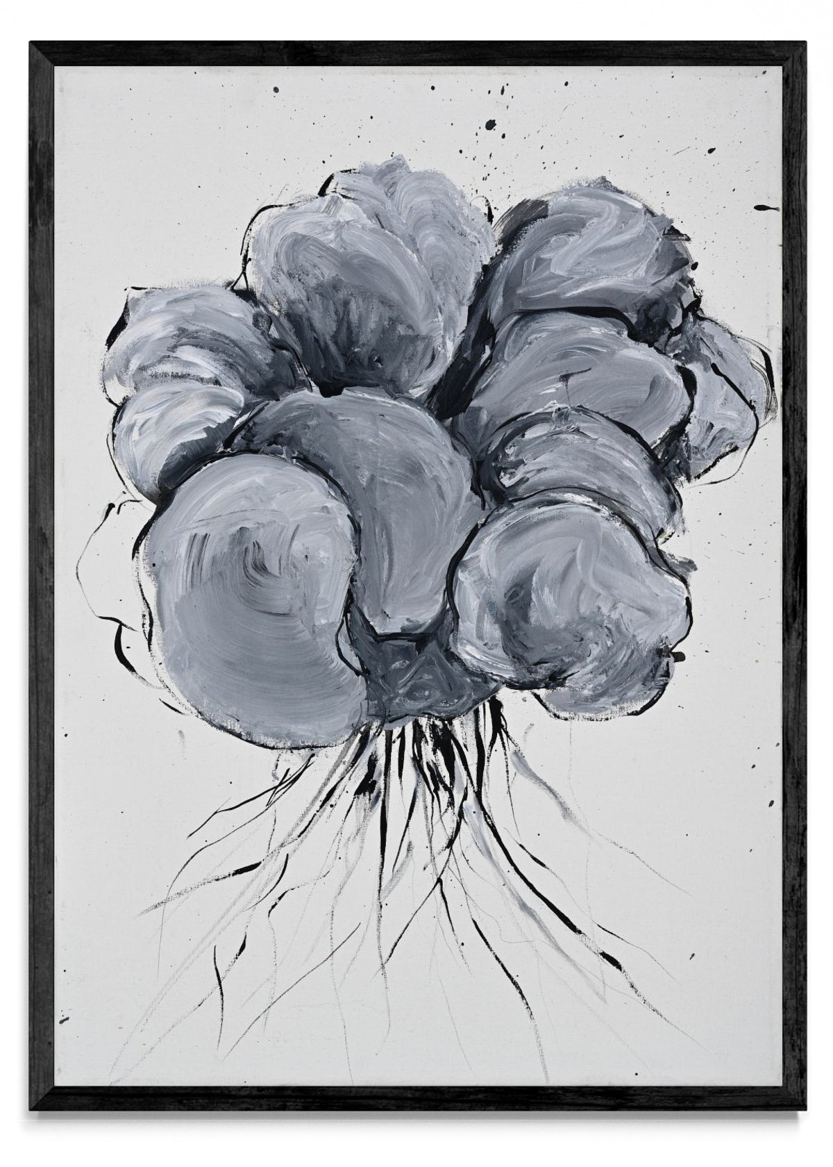 Flores grises III - Retrato N