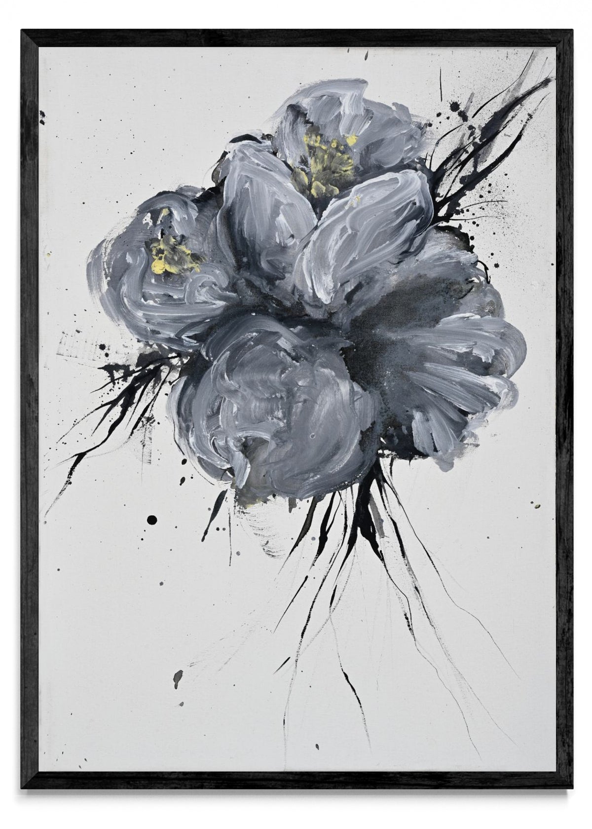 Flores grises II - Retrato N
