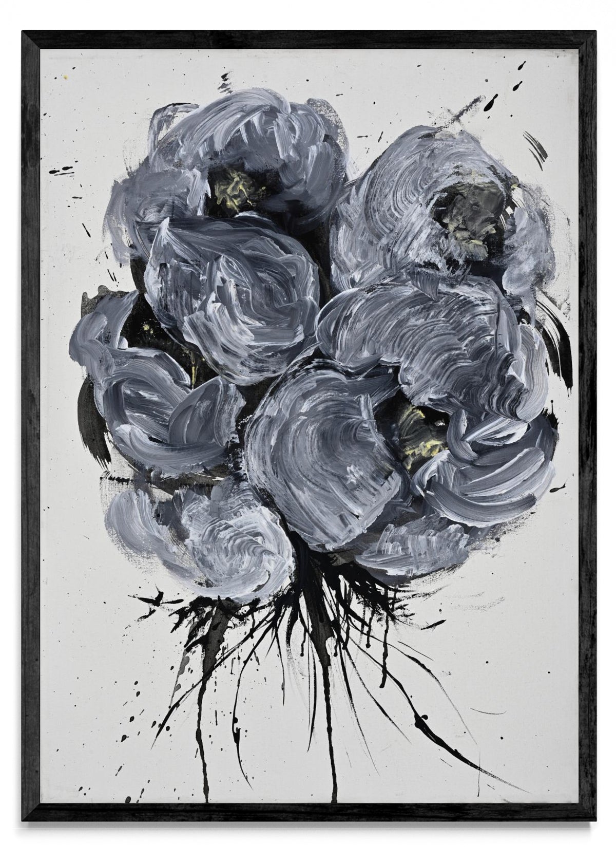 Flores grises I - Retrato N