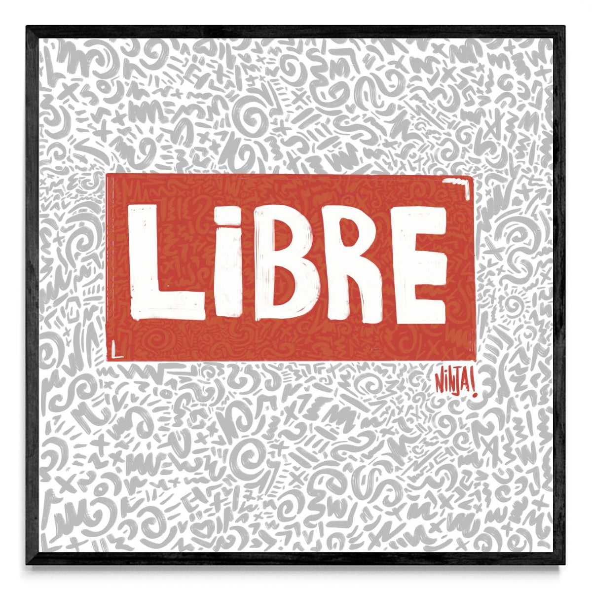 FREE LOVE 001 - Cuadrado N