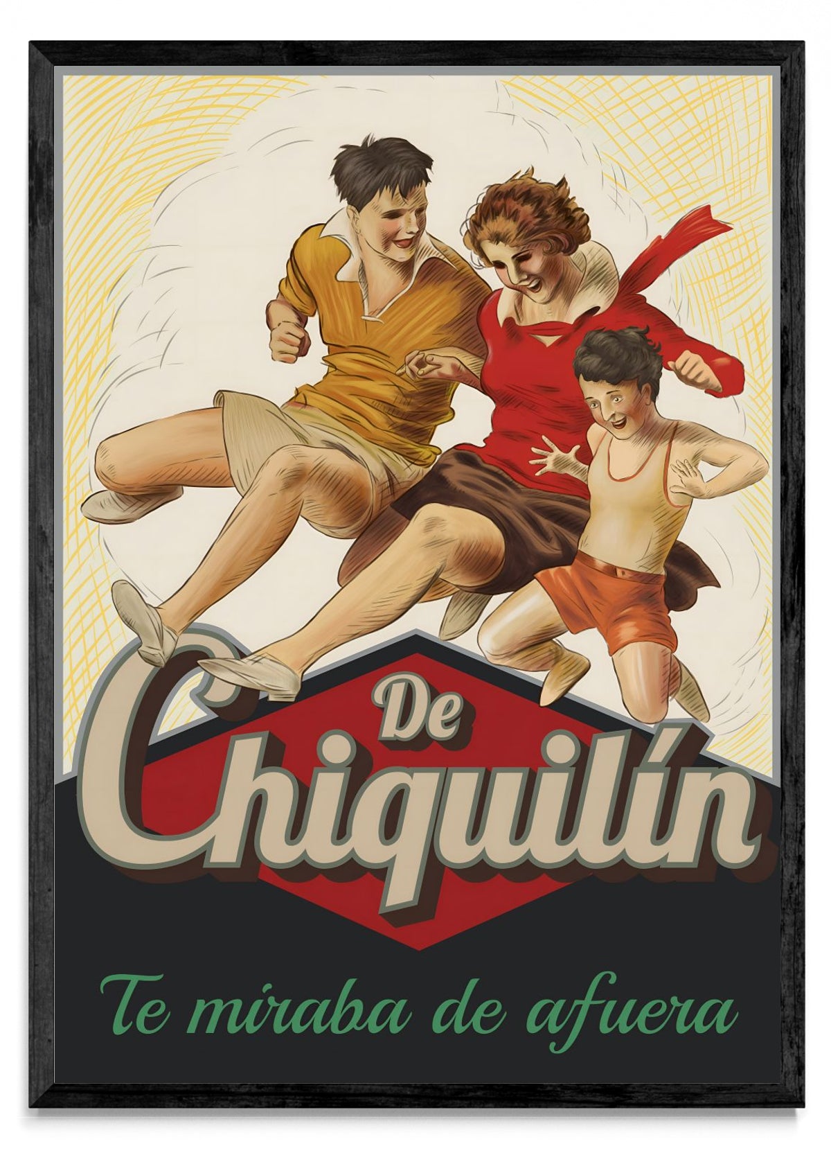 De chiquilín te miraba de afuera - Retrato N
