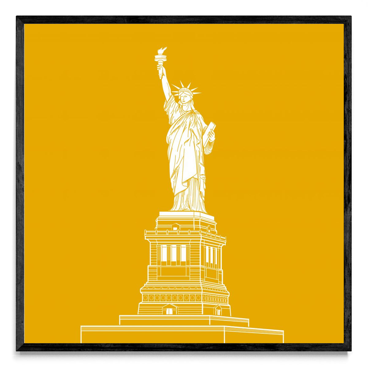 ESTATUA DE LA LIBERTAD - Cuadrado N