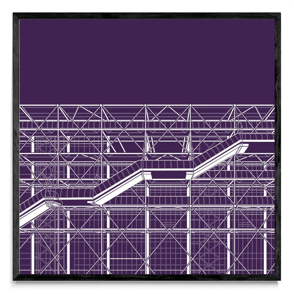 CENTRO POMPIDOU - Cuadrado N